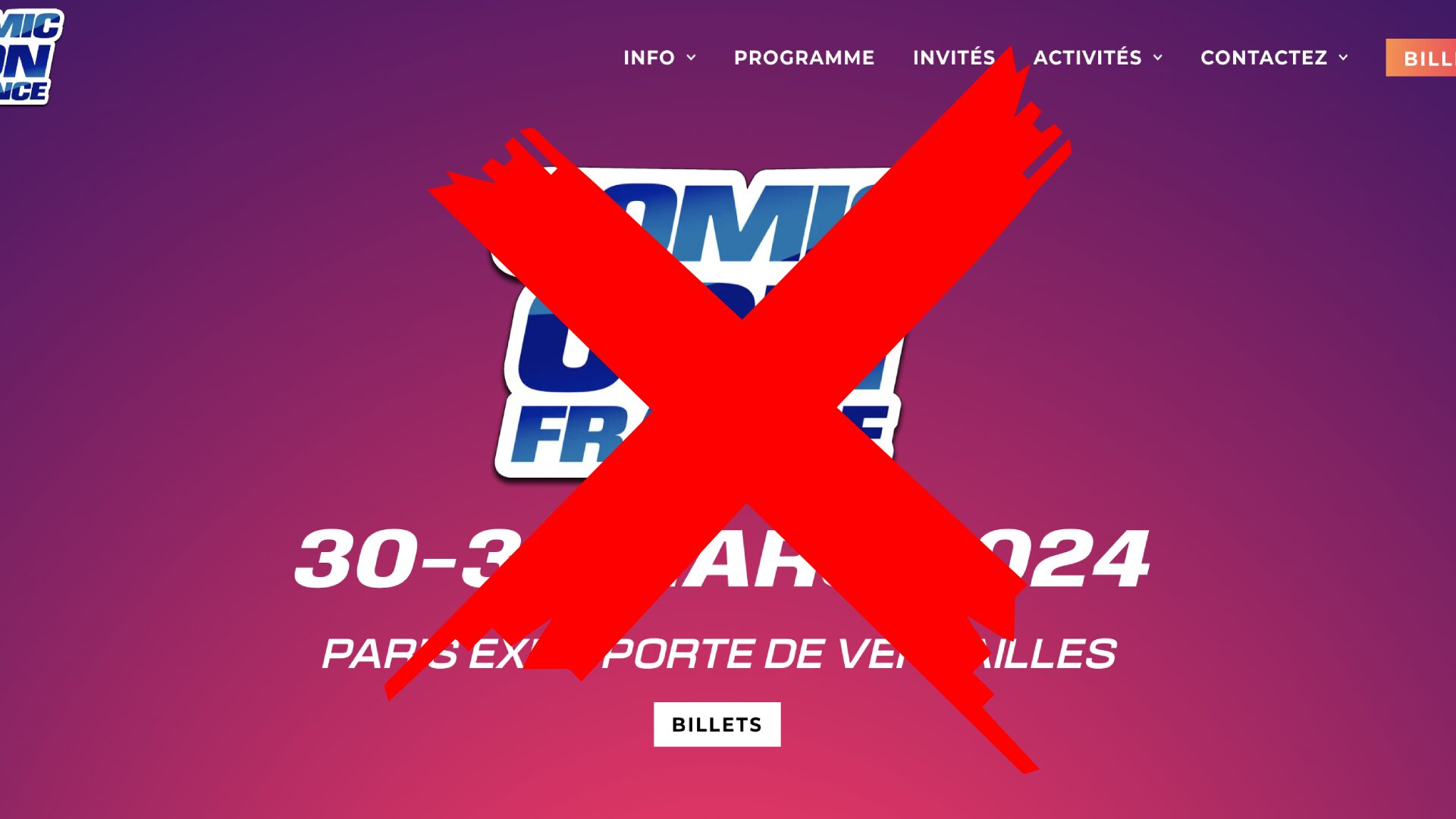 comic con france la déception